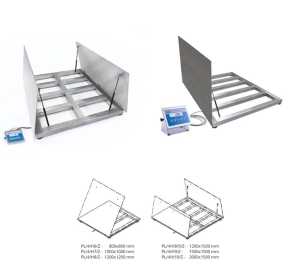H315.4.600/1500.H7/Z Cân sàn thép không gỉ, phiên bản Pit